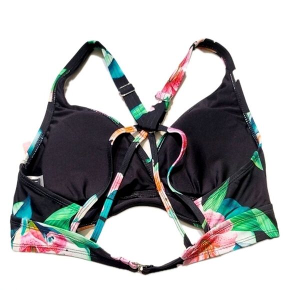 NEXT 2pc Women's M Keoki Palms 25 min Sports Bra Swim Top + High Rise Bikini NWT - Picture 11 of 16